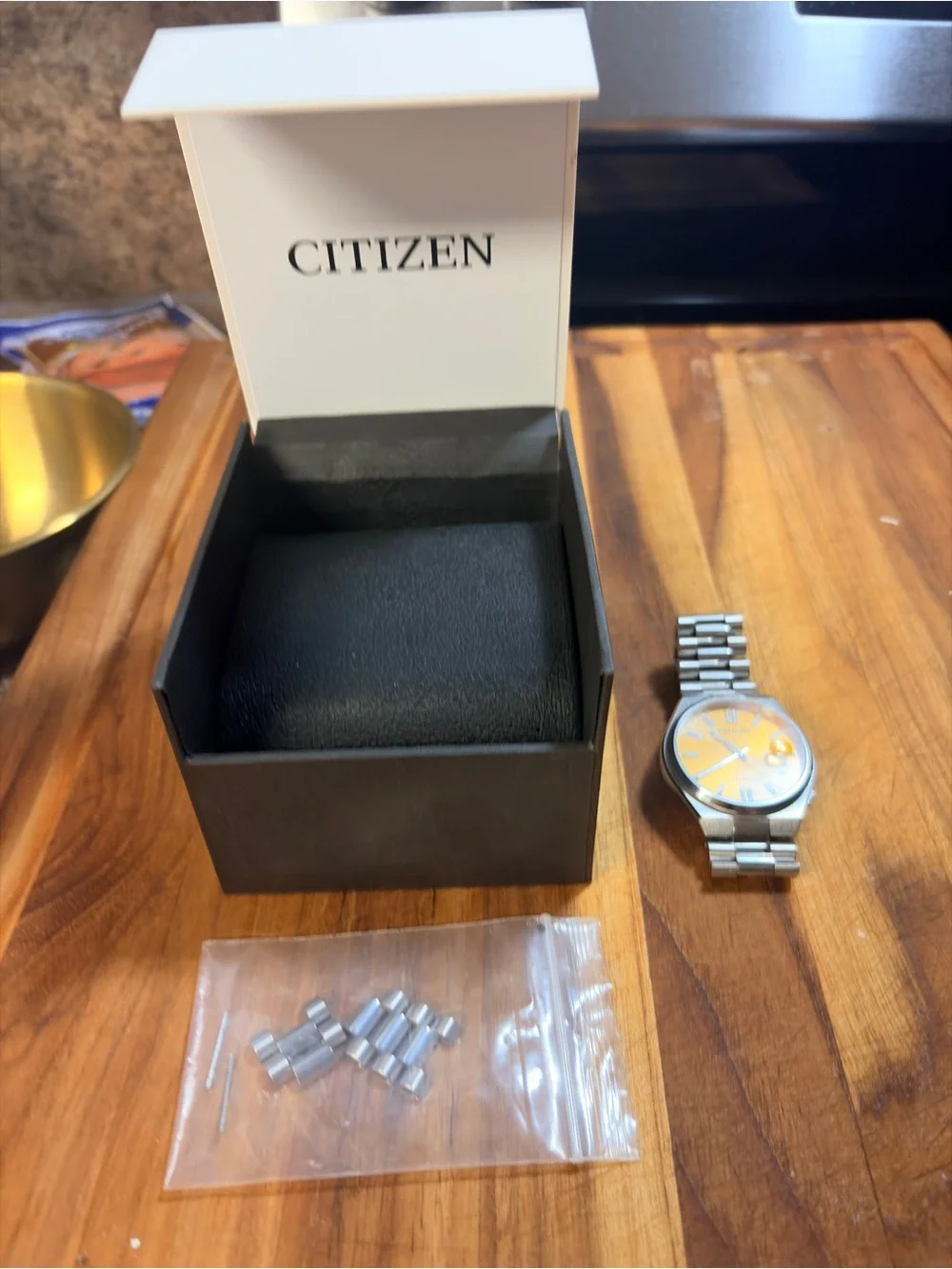 Citizen Tsuyosa Automatic Watch - yellow dial